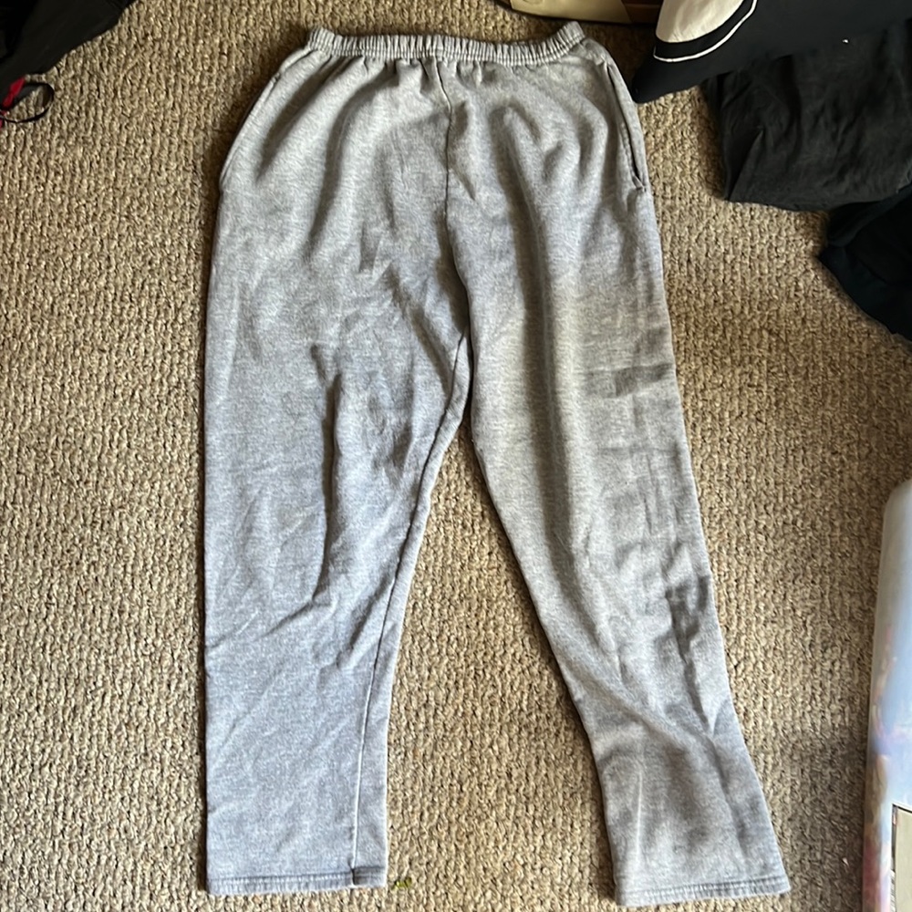 Grey sweatpants